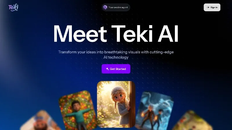 Teki AI ile tanışın — ürün açılış sayfası